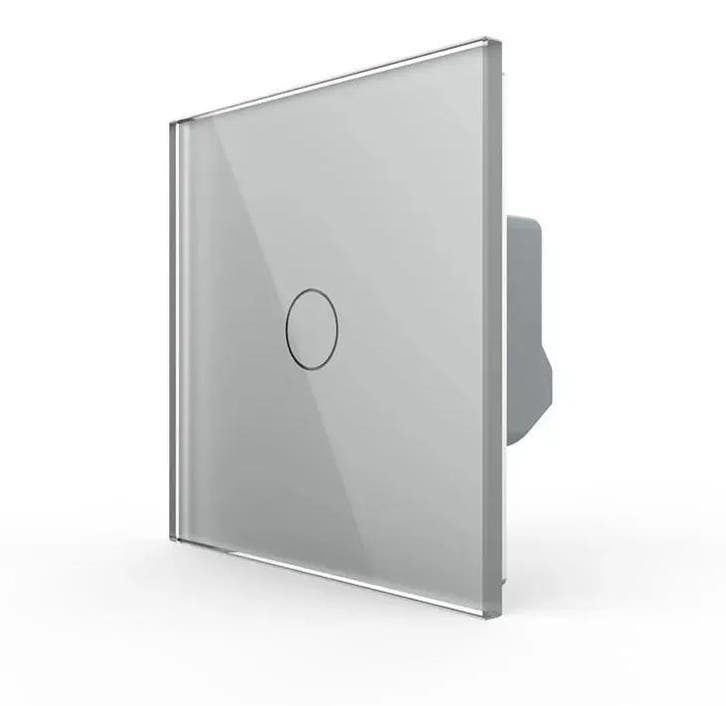 Slimme Touchscreen Wisselschakelaar | Livolo | Grijs, Doe-het-zelf en Verbouw, Elektra en Kabels, Schakelaar, Nieuw, Ophalen of Verzenden