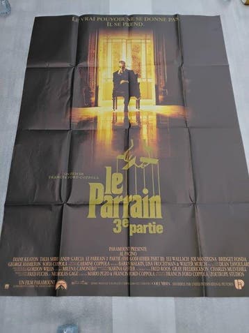 Paramount - Affiche de cinema du film le parain III 1990, Nieuw