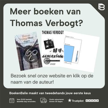 My Generation / Pandora non-fiction 9789025417390, Boeken, Verzenden, Gelezen, Thomas Verbogt