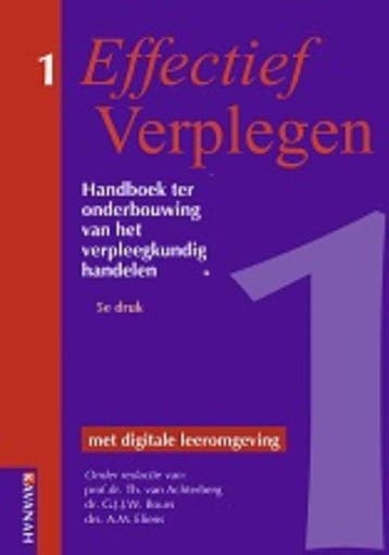 Effectief Verplegen 1    Effectief Verplegen 1 9789057401466, Boeken, Verzenden, Zo goed als nieuw