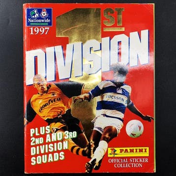 1996/97 Panini Complete Sticker Album 1st Division 1997, Nieuw