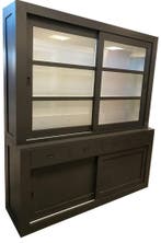 Buffetkast antraciet Hasselt 200cm, Ophalen of Verzenden, Nieuw