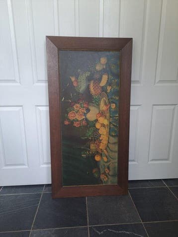 BRIELS TILBURG - Lijst - Eik - Grote eiken lijst 138x70, Antiek en Kunst
