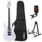 Litejam RGB24/WH Smart Learning Elektrische Gitaar Set White, Ophalen of Verzenden, Nieuw