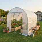 Moestuin Kas | Gegalvaniseerd | Laatste Stuks!, Staal, Folie, Ophalen of Verzenden, Kweekkas