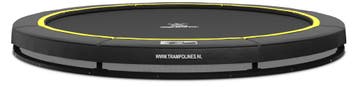 Ingraaf Trampoline Magic Circle Pro Black 366 cm, Ophalen of Verzenden, Nieuw