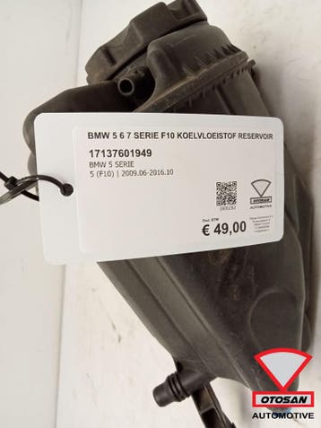 BMW 5 6 7 Serie F10 Koelvloeistof Reservoir 17137601949, Ophalen, Gebruikt, BMW