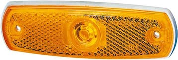 Hella Zijmarkering met Reflector Rechthoekig Inbouw Oranje, Ophalen of Verzenden, Nieuw