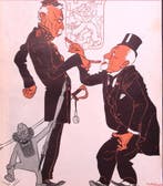 Spotprent De Notenkraker vindt Snijders en Bosboom beiden..., Antiek en Kunst, Verzenden