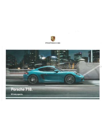 2020 PORSCHE 718 BOXSTER | 718 CAYMAN HARDCOVER BROCHURE, Boeken, Nieuw, Porsche, Author
