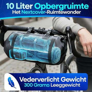 2dekans | Nextcover Bikepacking Stuurtas - AquaShield - 10L, Ophalen of Verzenden, Zo goed als nieuw, Nextcover