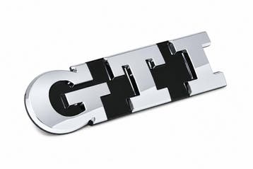 Volkswagen Golf 7 (5G) logo - chroom GTI, Ophalen of Verzenden, Nieuw, Volkswagen