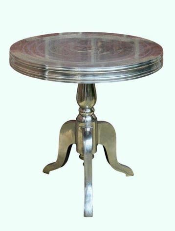 Riviera Maison XXL-uitvoering - Bijzettafel - Aluminium -