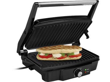 Tristar -  Contactgrill - Zwart, Witgoed en Apparatuur, Contactgrills, Verzenden, Nieuw