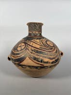 Yangshao Terracotta Vaas van gebakken aardewerk,, Antiek en Kunst