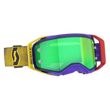 Scott Prospect 2.0 Crossbril Rood / Geel (Lens: Groen Chrome, Ophalen of Verzenden, Nieuw