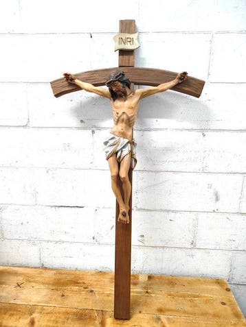 Conrad Moroder - Val Gardena - sculptuur, Grande Crocifisso