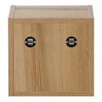 Wandrek Newport voor badkamer 25x27x21 cm eikenkleurig [en.c, Huis en Inrichting, Verzenden, Nieuw