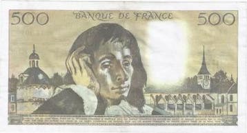 France Frankreich Pick 156 500 Francs Pascal 07/06/1979 V..., Verzenden