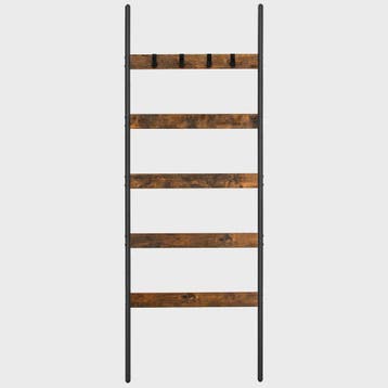 Stijlvolle Handdoekladder met 5 Niveaus en 4 Haken - Decorat, Verzenden, Nieuw
