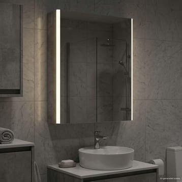 vidaXL Badkamer spiegelkast Beton Grijs 43 x 11,5 x 60,5 cm, Verzenden, Nieuw