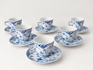 Royal Copenhagen - Arnold Krog - Koffieservies (6) - Blue