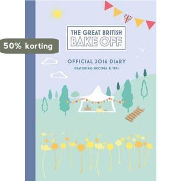 The Official Great British Bake off (A5) 2016 Diary - Cased, Verzenden, Zo goed als nieuw, Cased