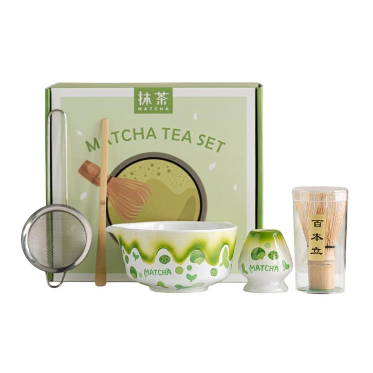 Luxe Matcha Thee Starterset - 5-delig - Matcha Tea Set - Gro, Verzamelen, Overige Verzamelen, Verzenden