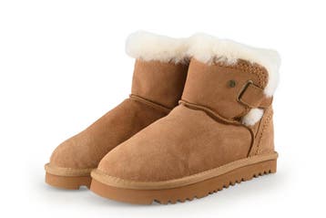 Warmbat Pantoffels in maat 40 Cognac, Overige kleuren, Verzenden, Zo goed als nieuw, Pantoffels of Sloffen