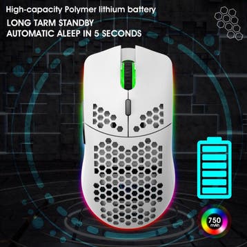 2dekans | HXSJ T66 2.4G Draadloze Gaming Muis - Compact -, Ophalen of Verzenden, Zo goed als nieuw, HxSJ