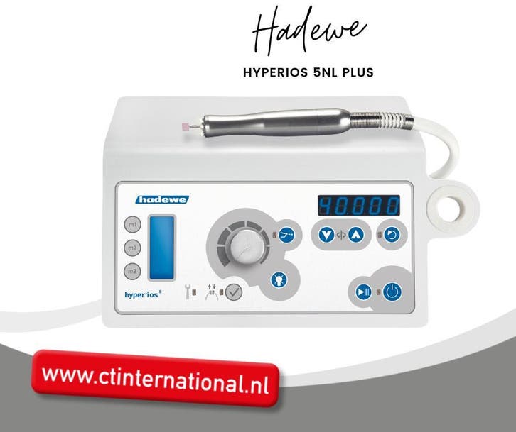 Pedicuremotoren Hadewe, Hyperios 5 plus, Witgoed en Apparatuur, Persoonlijke-verzorgingsapparatuur, Hand- en Voetverzorging, Nieuw
