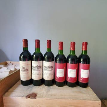 1993 x 2 Chateau Tour du Seme x 3 Chateau Haut Veyrac,, Nieuw