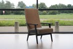 Havee Cloak fauteuil 1963 hoge rug stof Ploeg Eiken frame, Ophalen of Verzenden, Nieuw, Hout