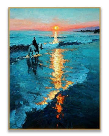Stefano - Rider at Golden Dusk