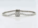 Armband - 14 karaat Witgoud - 2.95ct. tw. Diamant, Sieraden, Tassen en Uiterlijk, Armbanden, Nieuw