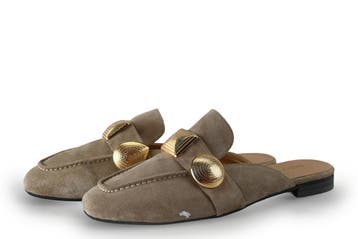 Babouche Muiltjes in maat 40 Beige, Kleding | Dames, Verzenden, Beige, Overige typen, Zo goed als nieuw
