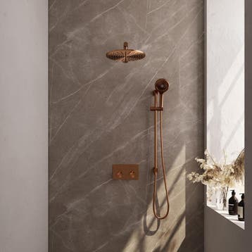 Brauer Copper Edition Thermostatische Regendoucheset Inbouw, Ophalen of Verzenden, Nieuw