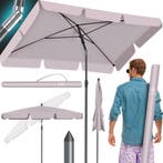Stokparasol - Parasol - 125x205 cm - Tuinparasol - Taupe - K, Verzenden, Zo goed als nieuw