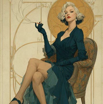 I_KONIQ - Portrait of a blonde woman, Nieuw