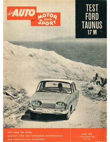 1960 DAS AUTO MOTOR UND SPORT MAGAZINE 23 DUITS, Boeken, Nieuw, Author