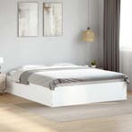 vidaXL Bedframe bewerkt hout wit 150x200 cm, Verzenden, Wit, Overige maten, 200 cm