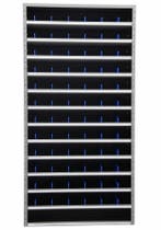 Vakkenkast schottenkast 198x100x30, 72 schotjes, grijs,, Ophalen of Verzenden, Nieuw