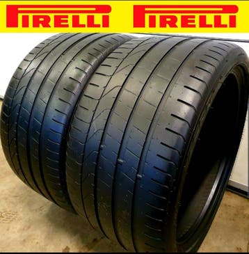 2x 305 30 ZR20 PIRELLI 6mm €150 P.S GEMONTEERD EN AL, Ophalen, Gebruikt, 305 mm, Band(en)