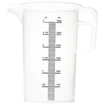 Maatbeker | PRO-JUG | Kunststof | 3L | Maatverdeling |, Verzenden, Nieuw in verpakking
