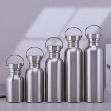 RVS Waterfles 500/750/1000ml - Duurzame Sportfles met Grote, Sport en Fitness, Verzenden, Nieuw