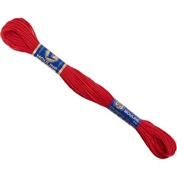 Borduurgaren, rood, 12x8 m/ 1 doos, Nieuw