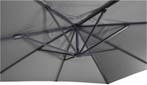 Zweefparasol VirgoFlex Grijs 300x300cm inclusief zware, Tuin en Terras, Parasols, Ophalen of Verzenden, Nieuw