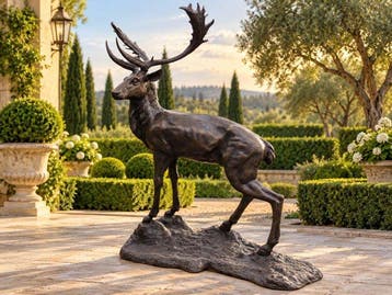 Beeld, Bronze: XXL Deer - New - 153 cm - Brons - 2026
