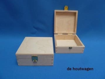 kist de luxe vierkante kisten  in verschillende afmetingen, Huis en Inrichting, Woonaccessoires | Kisten, Minder dan 50 cm, Nieuw