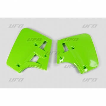 UFO Radiateurkappen Kawasaki KX250 KX500 1987 Groen -  -, Ophalen of Verzenden, Nieuw